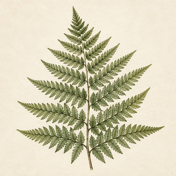 Fern botanical print